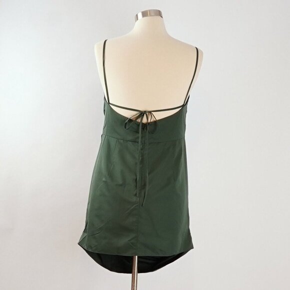 Amanda Uprichard Laconia Mini Dress in Cypress Green - L - EUC - Picture 3 of 9